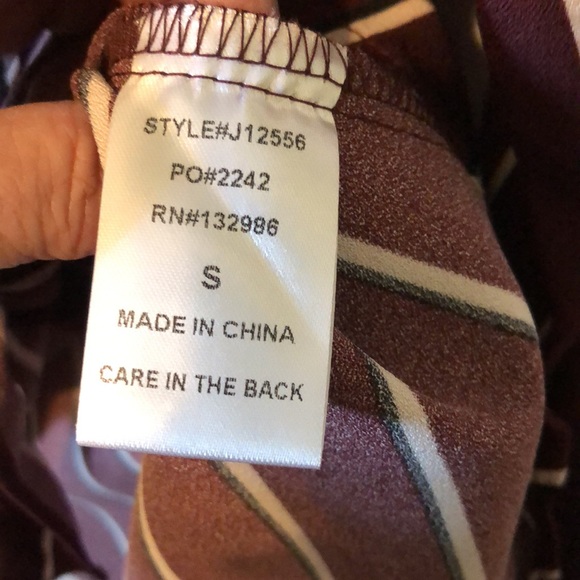 Mittoshop bell sleeve tie waist top szS - Picture 11 of 12